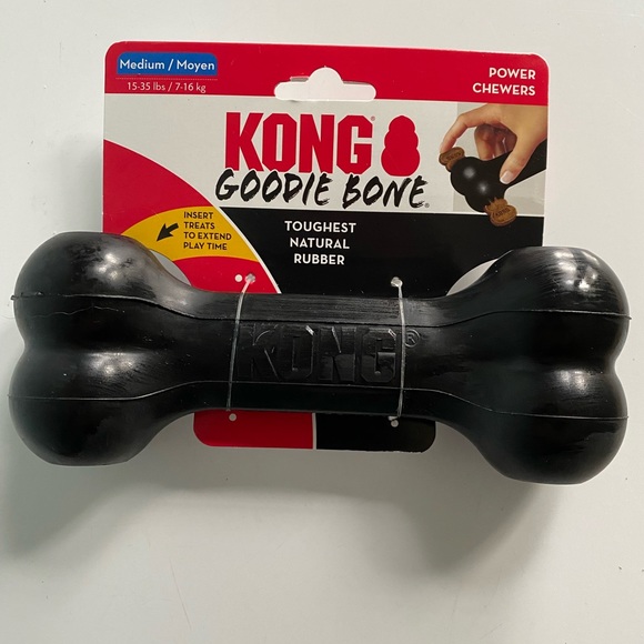 KONG Extreme Goodie Bone Power Chewers Durable Treat Stuffable Dog Chew - Picture 1 of 5